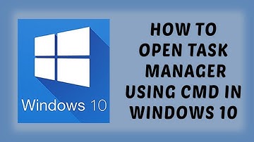 How to Open Task Manager Using CMD in Windows 10 | Easy Tutorials In Hindi | DR technology