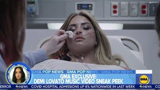 Demi Lovato - Dancing with the Devil &quot;Sneak Peek EXCLUSIVE Music Video on GMA