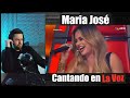 Cantante Reacciona a María José - Lo que tenias conmigo Presentación en la VOZ🎤