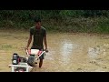 9hp kama power weeder Paddling in rice field