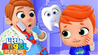 Visiting The Dentist Song! | Fun Sing Along Songs by Little Angel Playtime