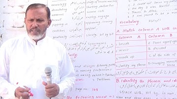 Unit 9 Class 9th Subject English All was Not Lost part 5 Exercise by Qanbar hussain