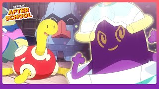 Polteageists Teatime Battle  Pokmon Horizons The Series  Netflix After School