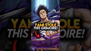 Why Did Yami Get a Clover Kingdom Grimoire Despite Being From Hino Country? Black Clover #shorts