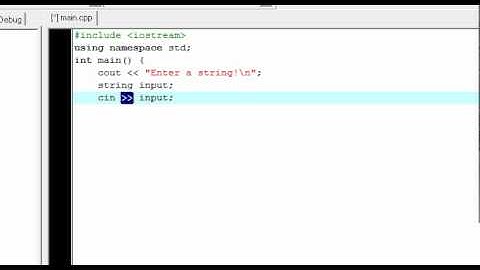 C++ Programming Tutorial #2; cin, variables