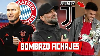 LUIS DIAZ SORPRENDE JUVENTUS?, Jürgen Klopp OFICIAL NUEVO EQUIPO, ZINEDINE ZIDANE al BAYERN MÚNICH !