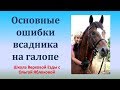 ОСНОВНЫЕ ОШИБКИ ВСАДНИКА НА ГАЛОПЕ