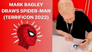 MARVEL COMICS ARTIST MARK BAGLEY DRAWS SPIDER-MAN (TERRIFICON 2022)