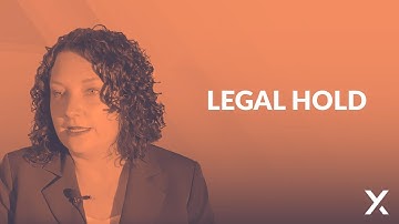 Basics of E-Discovery: Legal Hold