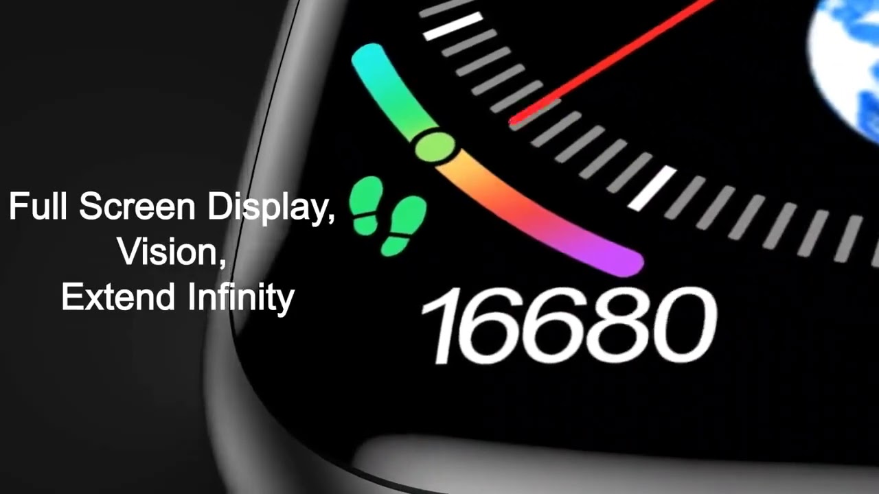 Smartwatch W46 Carregamento sem fio ECG Freqüência Cardíaca Temperatura do Corpo.