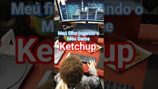 Meu filho Ruan testando o meu Game Ketchup 🔥 #game #godot #reirec3d