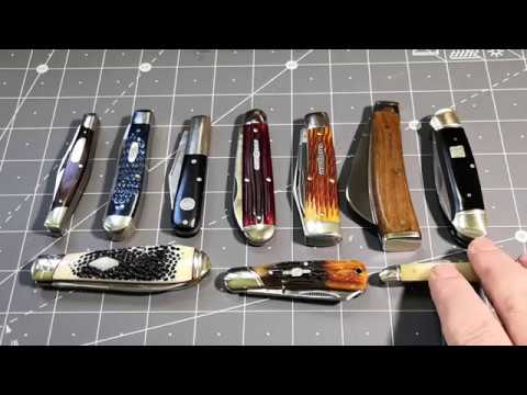 Traditional pocket knives. 10 classic patterns.