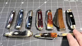 Traditional pocket knives. 10 classic patterns.