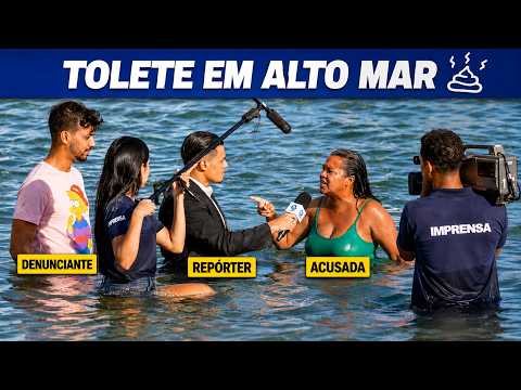 ACUSANDO ESTRANHOS DE TER CAG4D0 NA PRAIA - Nelsu Sem Pano