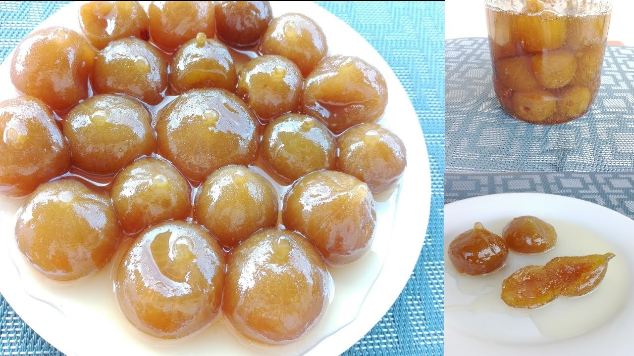 مربى التين حبة كاملة بدون كلس،وكيفية الحصول على لون وقوام رائعين👍🌹