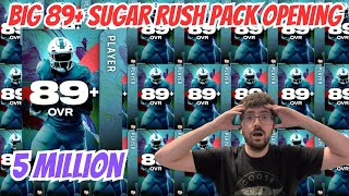 *BIG* 5,000,000 TRAINING INTO 89+ SUGAR RUSH PACK OPENING IN MADDEN 24!!