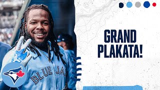 Vladimir Guerrero Jr. clears the bases with a GRAND SLAM to deep left field!