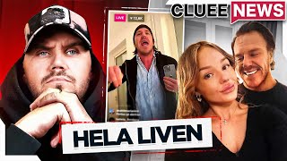 ANJO åker hem till CHRIPPA & Linnéa - (HELA LIVEN) #clueenews