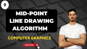 Midpoint Line drawing algorithm | Computer Graphics Course