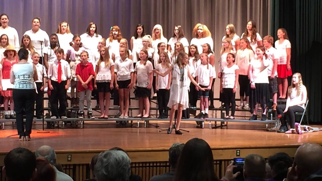 Spring chorus concert 2015 5th grade - YouTube