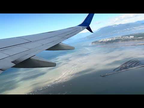 Takeoff from Vancouver Intl – Vancouver International Airport (YVR) | United Airlines 737 MAX