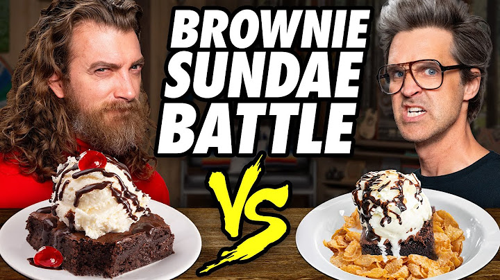 Who Makes The Best Brownie Sundae?