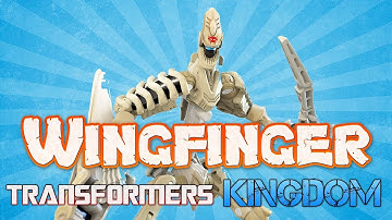 Transformers Kingdom Deluxe Class WINGFINGER Video Review