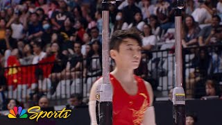 Zou Jingyuan captures gold for China in men's parallel bars final at worlds | NBC Sports