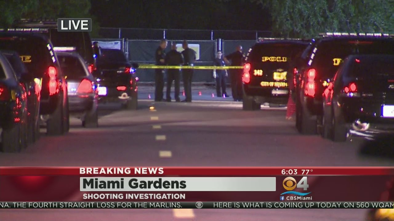 One Dead, Two Injured In Miami Gardens Shooting - YouTube