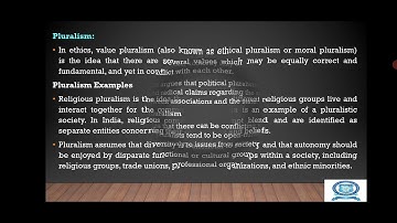 Justice, Pluralism and Tolerance