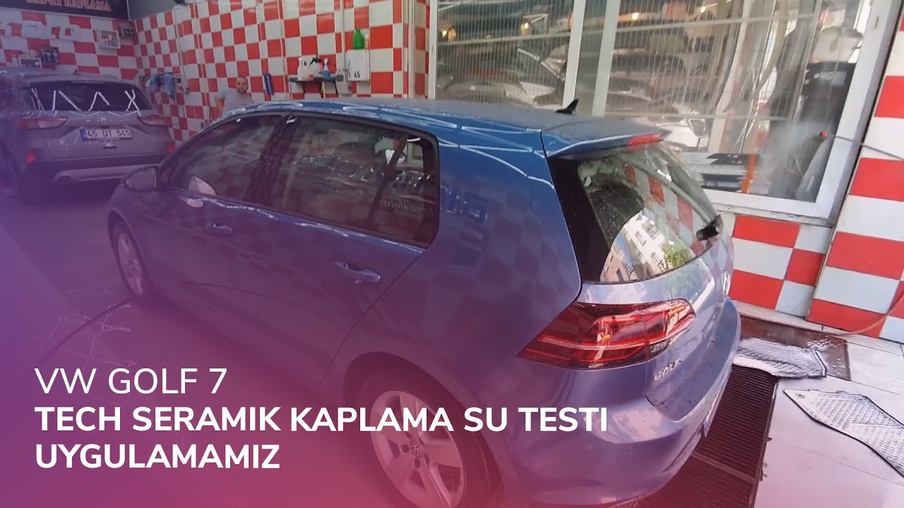 VW Golf 7 // Tech Seramik Kaplama Su Testi
