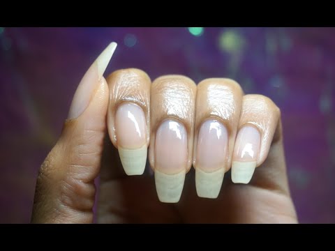 How to File Natural Nails from Round to Coffin Shape