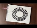 Simple O Letter Doodle For Beginners | How To Draw Doodle Art | Step By Step | Drawing