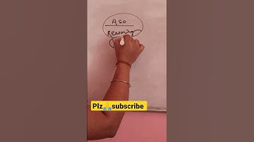 Reasoning /Special class For Aso👍👍