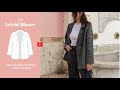 DIY Astrid Oversized Blazer Tutorial - tintofmintPATTERNS