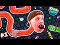 Вырастил ГИГАНТСКУЮ ЗМЕЮ в Игре как Slitherio на FFGTV Моя Новая Коллекция Змей