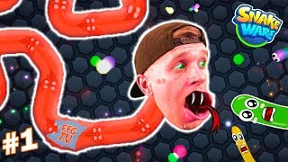 Вырастил ГИГАНТСКУЮ ЗМЕЮ в Игре как Slitherio на FFGTV Моя Новая Коллекция Змей