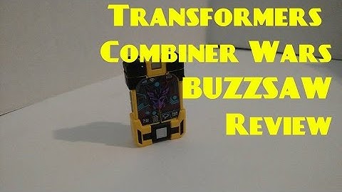 Transformers Combiner Wars BUZZSAW Review