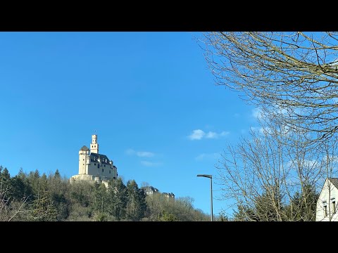 Marksburg - Medieval castle in Braubach Germany