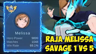 Meta Melissa Savage Terbaru dari Top 1 Global melissa mobile legends