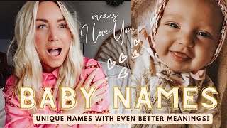 Special Baby Names With Deep Meanings You'll Fall In Love With First!!  SJ STRUM Baby Names screenshot 3