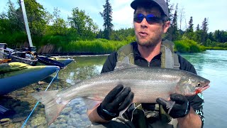 Kasilof River Sockeye Salmon Fishing When THIS Happened...
