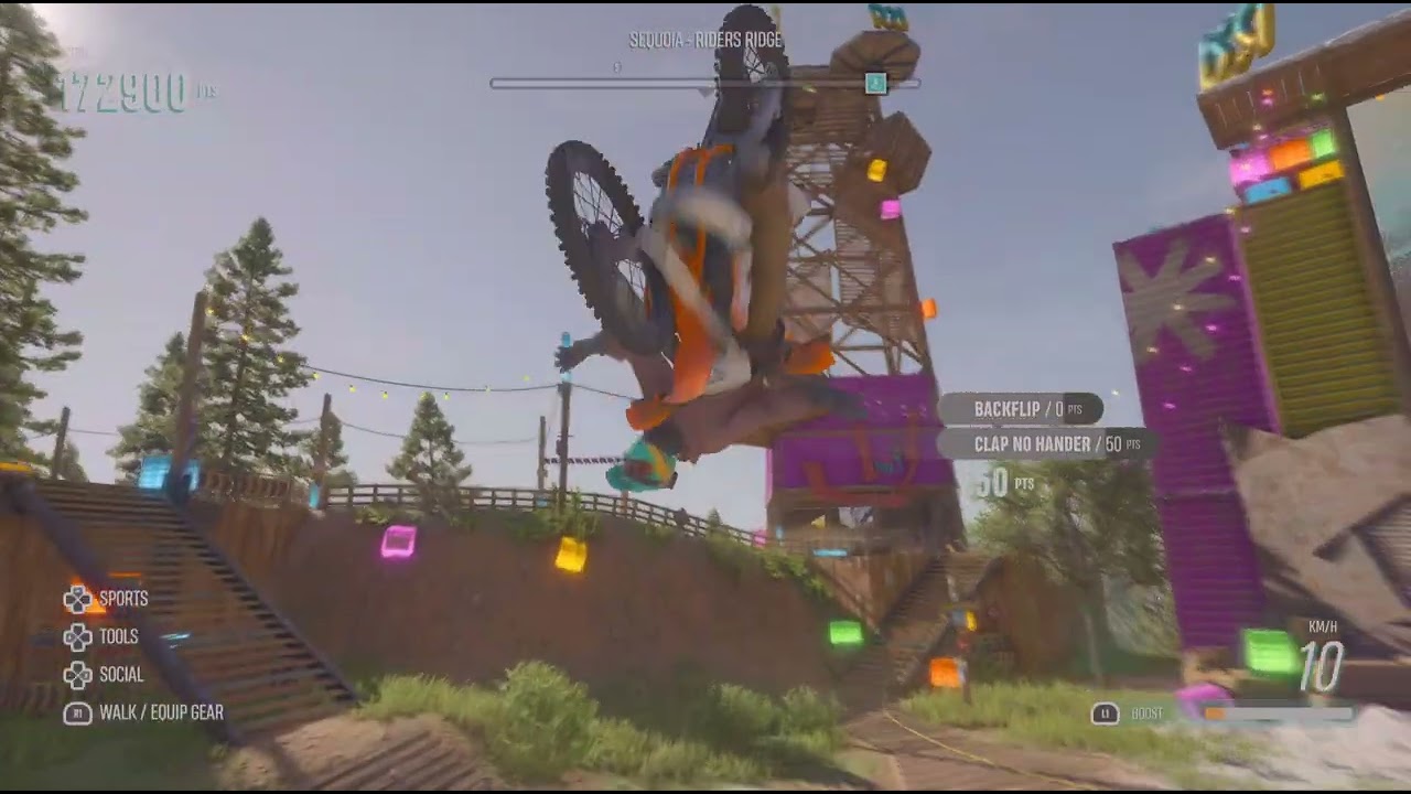 Trying to land all the tricks