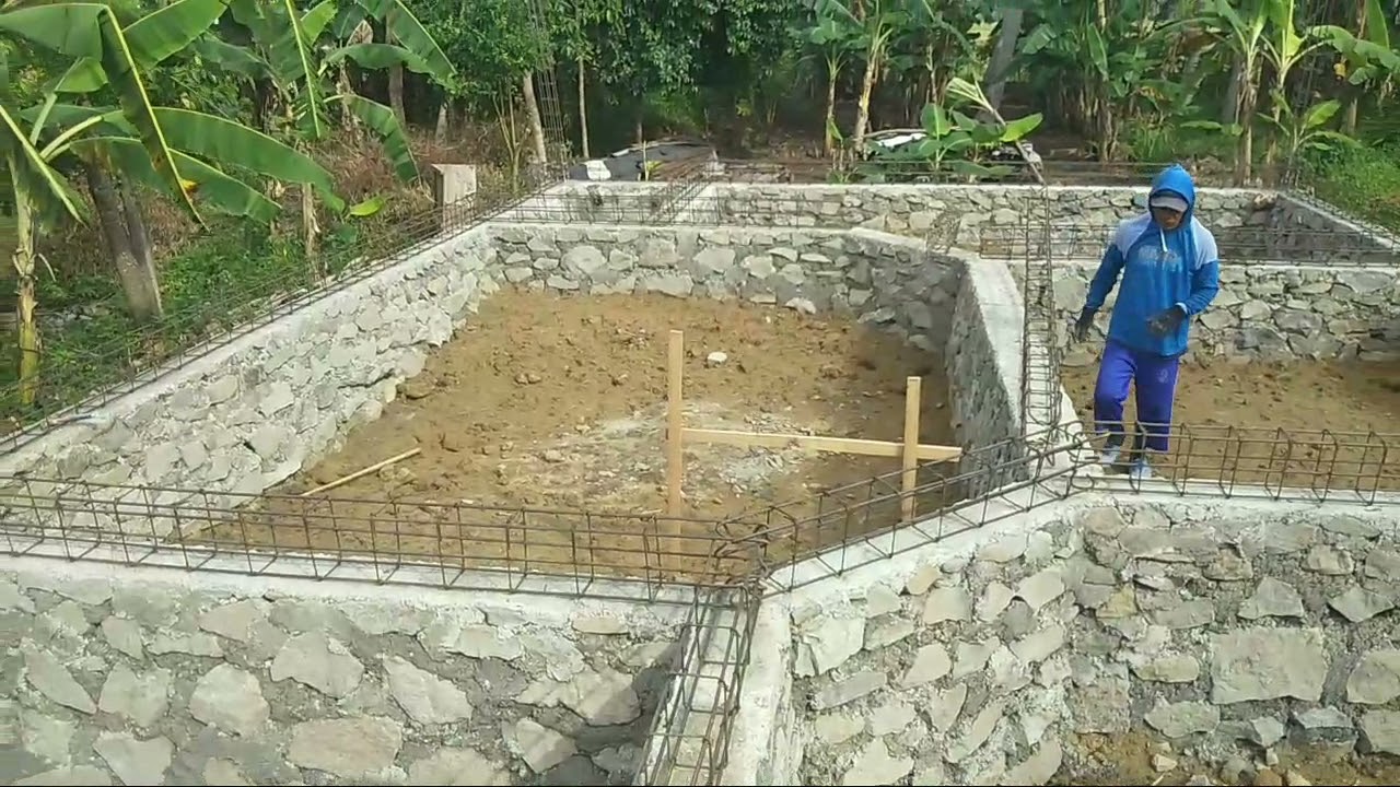 Pengerjaan Besi Kolom selof rumah 1 lantai