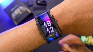 This Smartwatch Display BENDS  Nubia Watch Unboxing