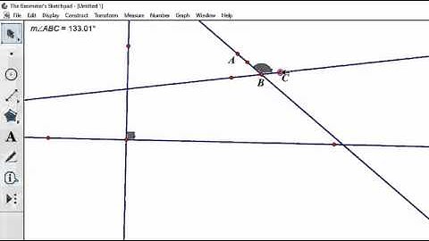 Using Sketchpad to construct Parallel and Perpendicular lines