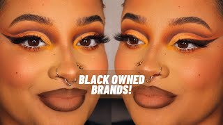 WARM BROWN CUT CREASE TUTORIAL | ALL BLACK OWNED BRANDS