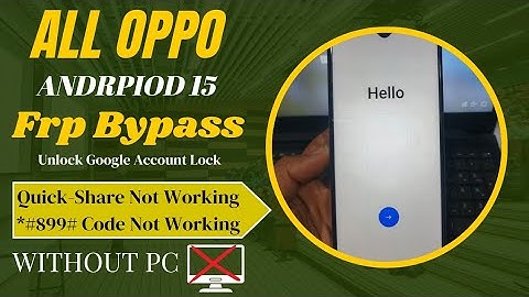 Oppo A18 FRP Bypass | Google Account Remove Without PC | 100% Working Method 2025#GSMALI#a18 #frp 