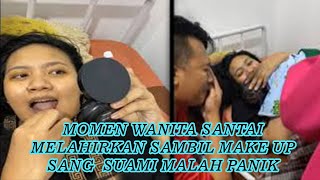 Momen Santai Wanita Lahiran Sambil Make Up...Ternyata!!!!