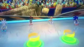 Mario And Sonic At The Olympic Winter Games-Dream Figure Skating Sonic Team Sonic & Dark